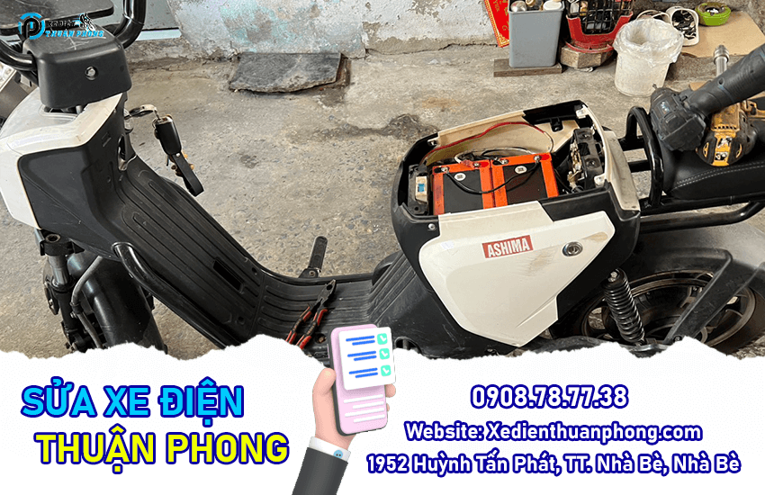 Sửa xe đạp điện chuyên nghiệp khu vực Quận 7, Nhà Bè, Quận 4