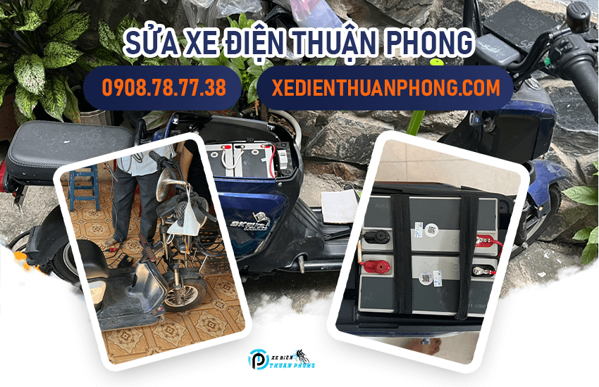 Dịch vụ sửa xe đạp điện, xe máy điện và xe điện 3 bánh tại nhà